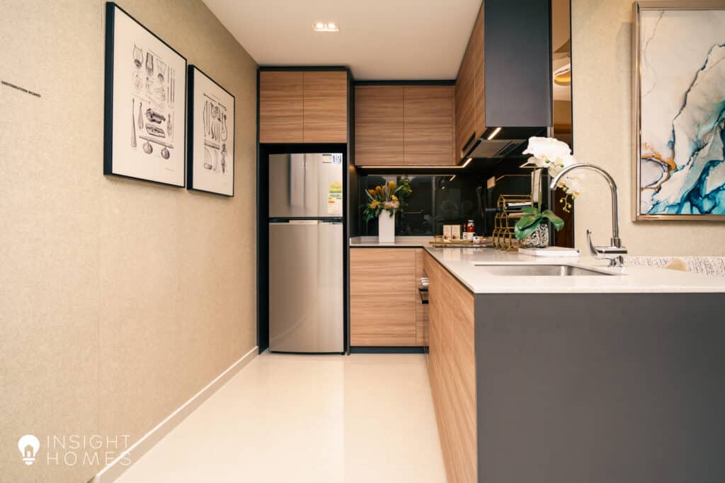 Spacious open concept kitchen